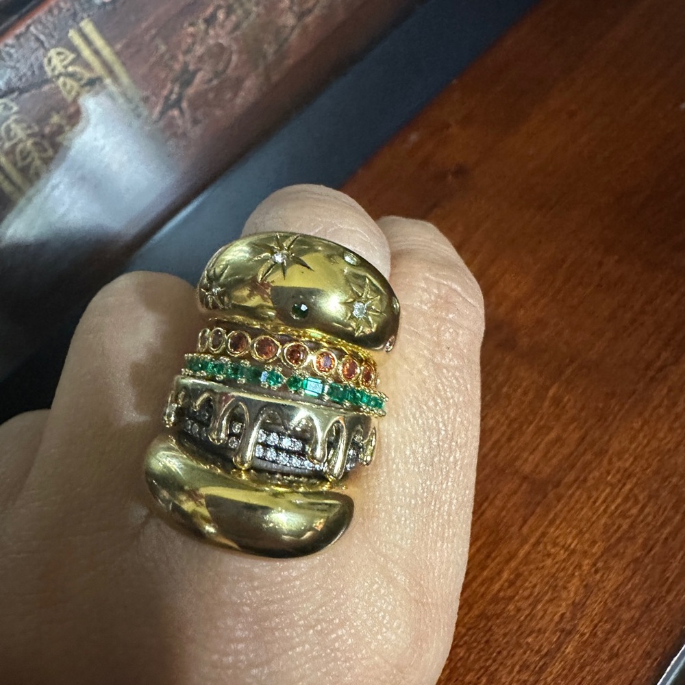 The Burger Stacked Ring